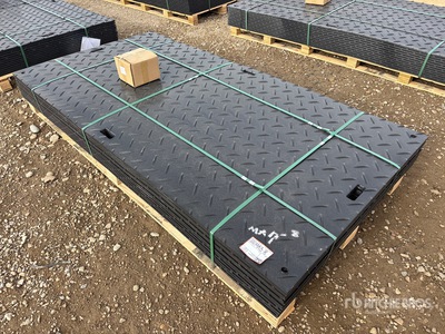 Quantity of (12) 2026 SKLP SK-LJB12 94 in x 47 in Polyethylene Traffic Plates (Unused)