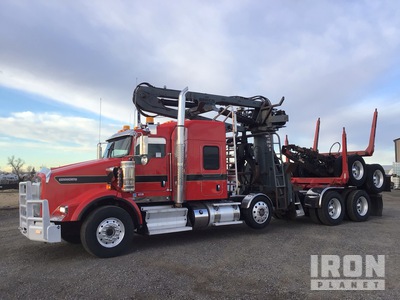2021 Kenworth T800 8x4 Self-Loading Sleeper Camon de troncos