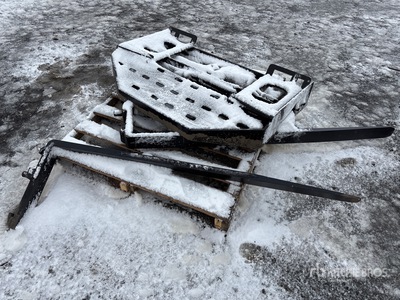 2026 GIYI GY-SF60 60 in Skid Steer Forks (Unused)