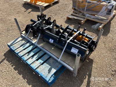 Quantity of (8) 2026 GIYI VCA-8 Mini Excavator Attachments - Fits Cat 301 (Unused)
