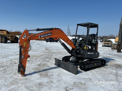2023 Develon DX35Z-7-US31 Minibagger (Unused)