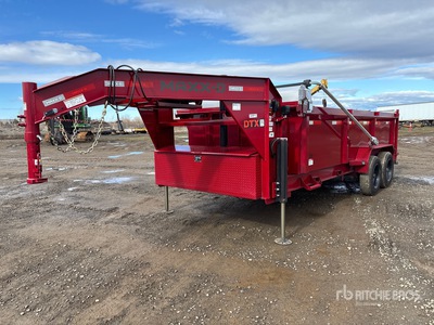 2025 Maxey 16 ft T/A Gooseneck Remorque à Benne Utilitaire (Unused)