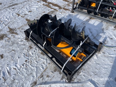 2026 GIYI GY-AG70 15 in Alloy 15 in, 12 in, 8 in, auger bits Skid Steer Auger (Unused)