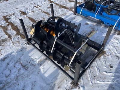 2026 GIYI GY-AG70 Alloy 15 in, 12 in, 8 in, auger bits Skid Steer Auger (Unused)
