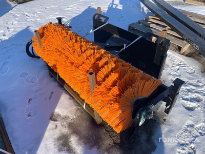 2025 GIYI GY-SE61 61 in Skid Steer Broom (Unused)