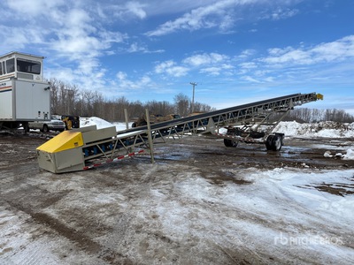 Hikon 36 in x 75 ft Portable Radial Stacking Conveyor