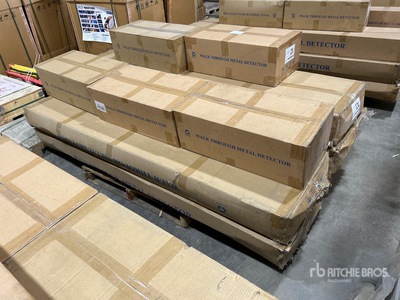 Quantity of (5) Walk-Through Metal Detector (Unused)