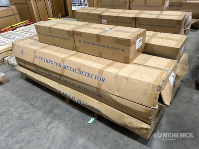 Quantity of (5) Walk-Through Metal Detector (Unused)
