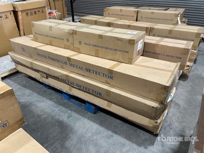Quantity of (5) Walk-Through Metal Detector (Unused)