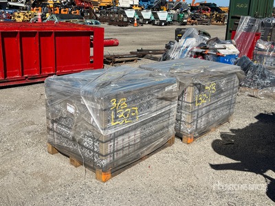 Quantity of (2) 12 in x 24 in White Porcelain Tiles (Unused)