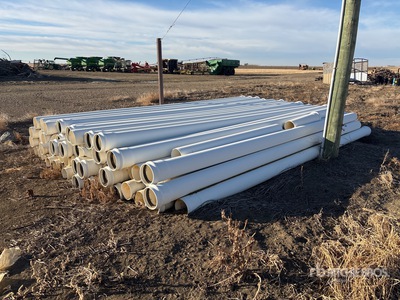 Approximately 50 pcs 20 ft X 8 in PVC Tube