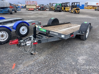 2019 REGION WEL SSLTE12 7000 lb 12 ft S/A Tilt Deck Trailer