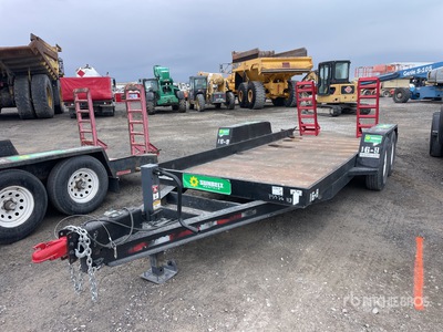 1998 Towmaster T-10P/T-12P 16 ft T/A Remorque pour équipement