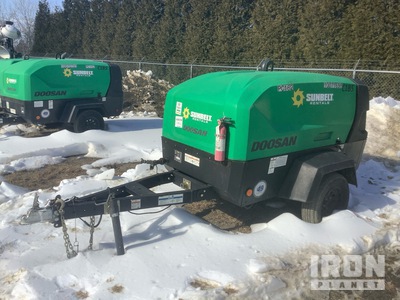 2018 Doosan C185WDO-T4F Mobile Air Compressor