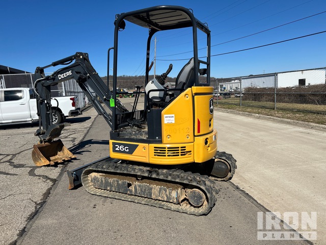 26g 2021 John Deere 26G Mini Excavator in GALLIPOLIS, Ohio, United States ...