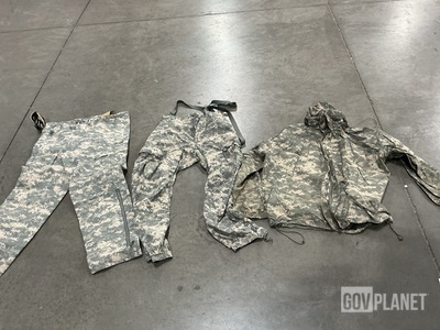 (30) Pairs of Cold Weather Trousers, (6) Wet Weather Jackets & Assorted Items