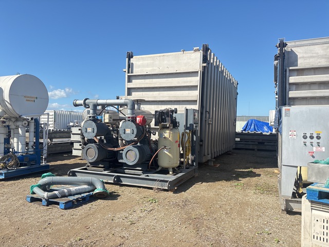 Skid-Mounted Electric 12 Pallet Vacuum Cooling Tube System