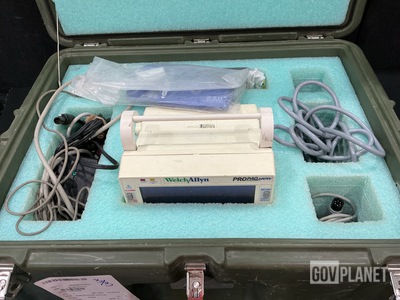(3) Welch Allyn ProPaq Encore Vital Signs Monitor w/Storage Cases