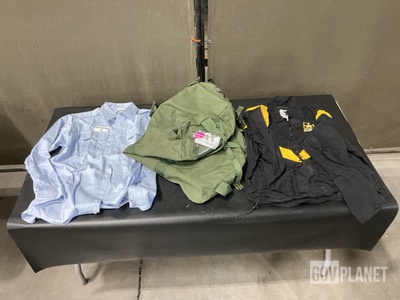 (88) Men's Shirts, (18) Physical Fitness Jackets & Assorted Items