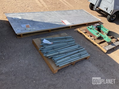 (307) All-Thread Rods, (1) Drum Grabber & (2) Sheets of Aluminum