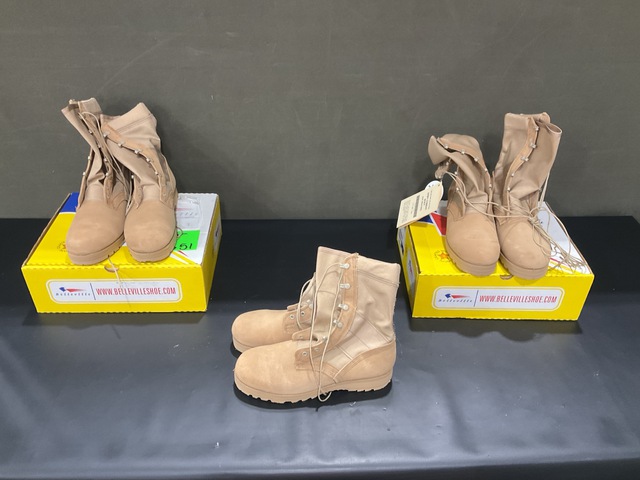 (29) Pairs of Belleville Combat Boots