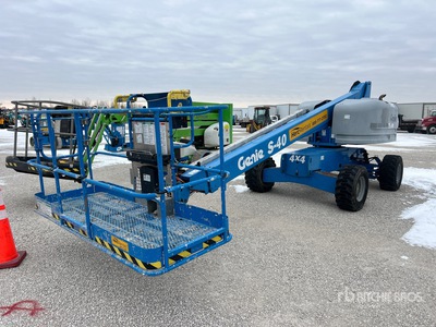 2017 Genie S-40 4WD Diesel Telescopic Boom Lift (Inoperable)