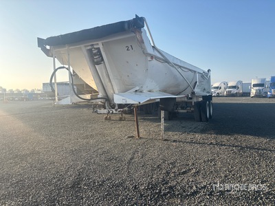 1986 Fruehauf T/A Frameless End Dump Trailer