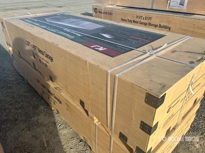 2026 KJ K2346 Metal Garage Shed (Unused)