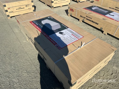 2026 MTO A1220 Single Garage Metal Shed (Unused)