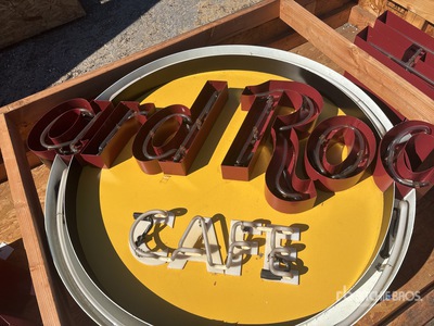 Quantity of (2) Vintage Seattle Hard Rock Cafe Neon Sign