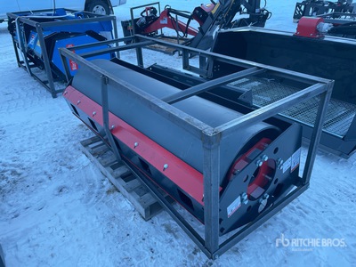 2026 Raytree RMVR76 76 in Skid Steer Vibratory Roller (Unused)