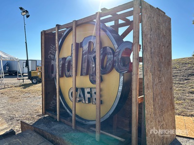 Vintage Seattle Hard Rock Cafe Giant Neon Sign Divers - Produits de luxe