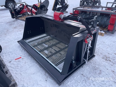 2026 Raytree RMVB78 70 in Skid Steer Screening Bucket (Unused)