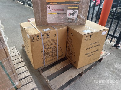 Quantity of (2) 2024 Powertek EB-800-E Leaf Blower (Unused)