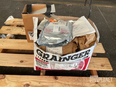 (3) Rod Ends, (40) Pipe Unions, (104) Mounting Plates & Assorted Items