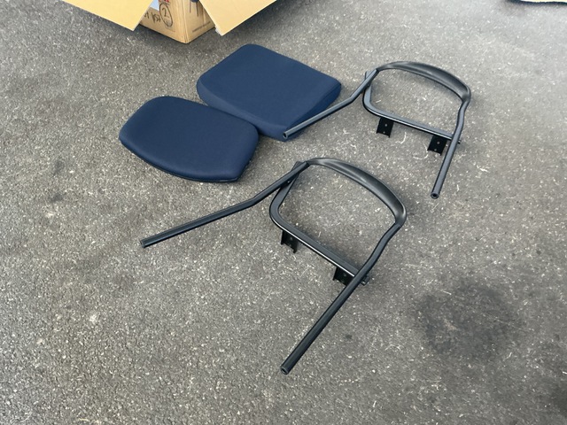 (5) Assorted Chairs, (5) Tables & (1) Dusting Mop