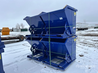 Quantity of (4) 2026 Suihe N-1CY-4 3 ft 1 cyd Self-Dumping Hopper (Unused)