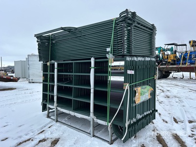 Quantity of (56) 2026 Suihe NP10-54-2 10 ft Powder Coated Livestock Panel (Unused)