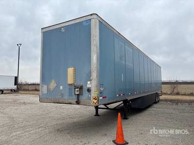 2015 Wabash 53 ft x 102 in T/A Van Trailer
