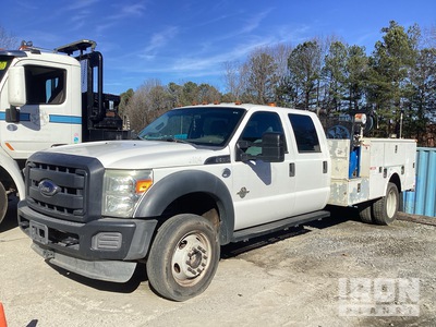 2015 Ford F-550 Crew Cab F550 super duty 4x4 Crew Cab Utility Truck