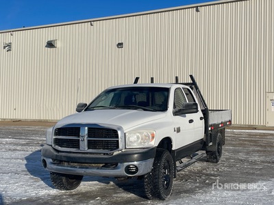 2008 Dodge Ram 3500 4x4 Flatbed Truck