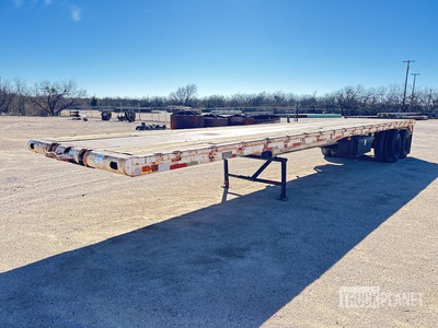 1981 Lufkin 40 ft T/A Flatbed Trailer