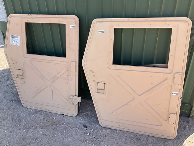 (2) HMMWV Humvee Hard Doors