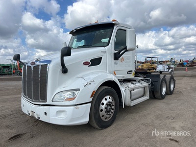 2017 Peterbilt 579 6x4 T/A Day Cab Truck Tractor