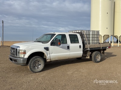Ford F350XLT XLT 4x4 Crew Cab Flatbed Truck