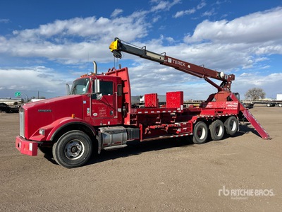 Terex BT2047 10 ton Straight Boom on 2012 Kenworth T800 8x4 Boom Truck