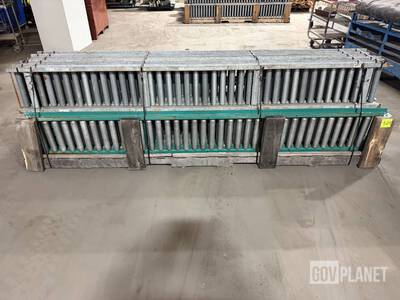 (15) Galvanized Steel Roller Conveyors