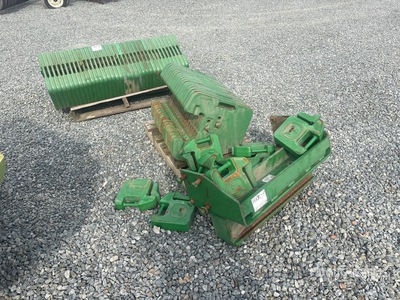 Quantity of (2) Pallets of 9510r Tractor Weights Varios