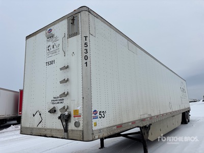 2016 Utility 4000D-X 53 ft x 102 in T/A Van Trailer