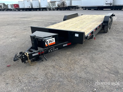 2026 X-STAR 20 ft T/A Tilt Deck Trailer